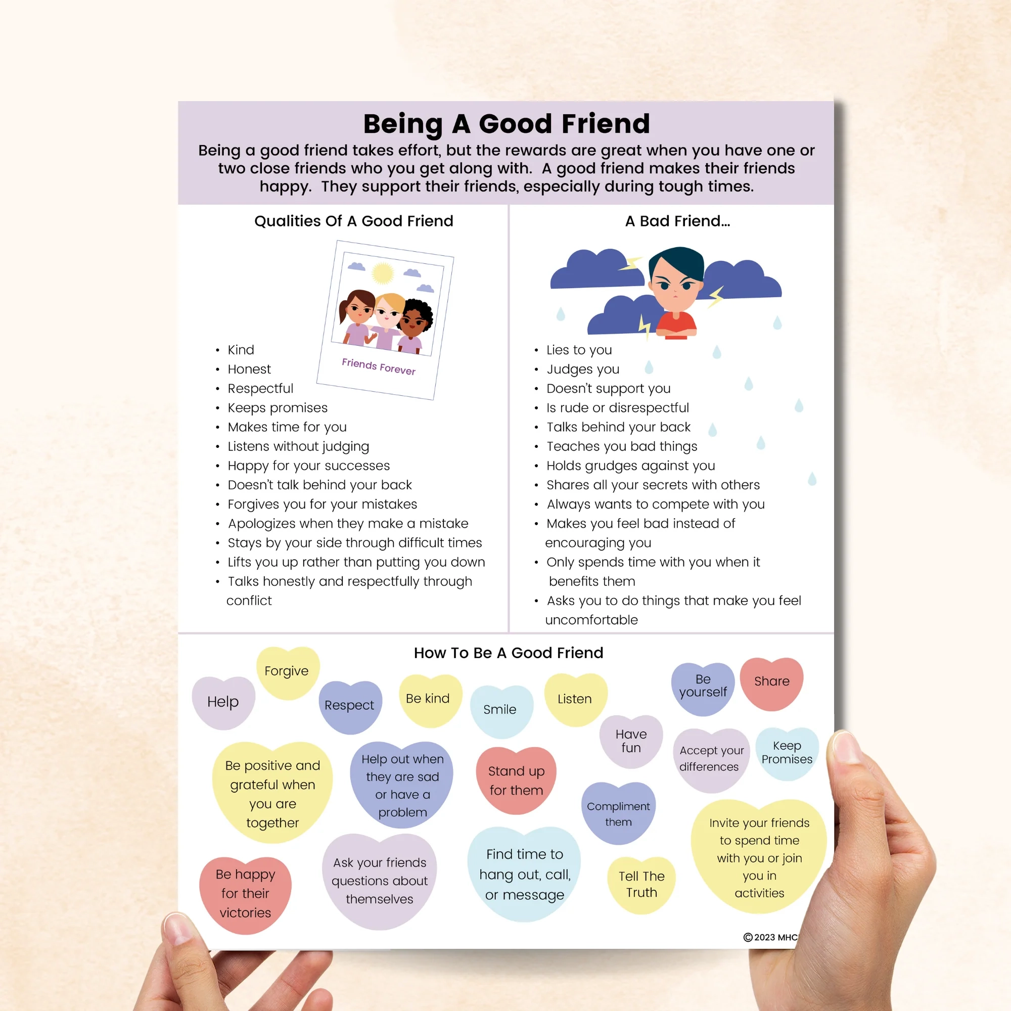 Healthy Friendship Quiz Printable Healthy Friendship Quiz Printable