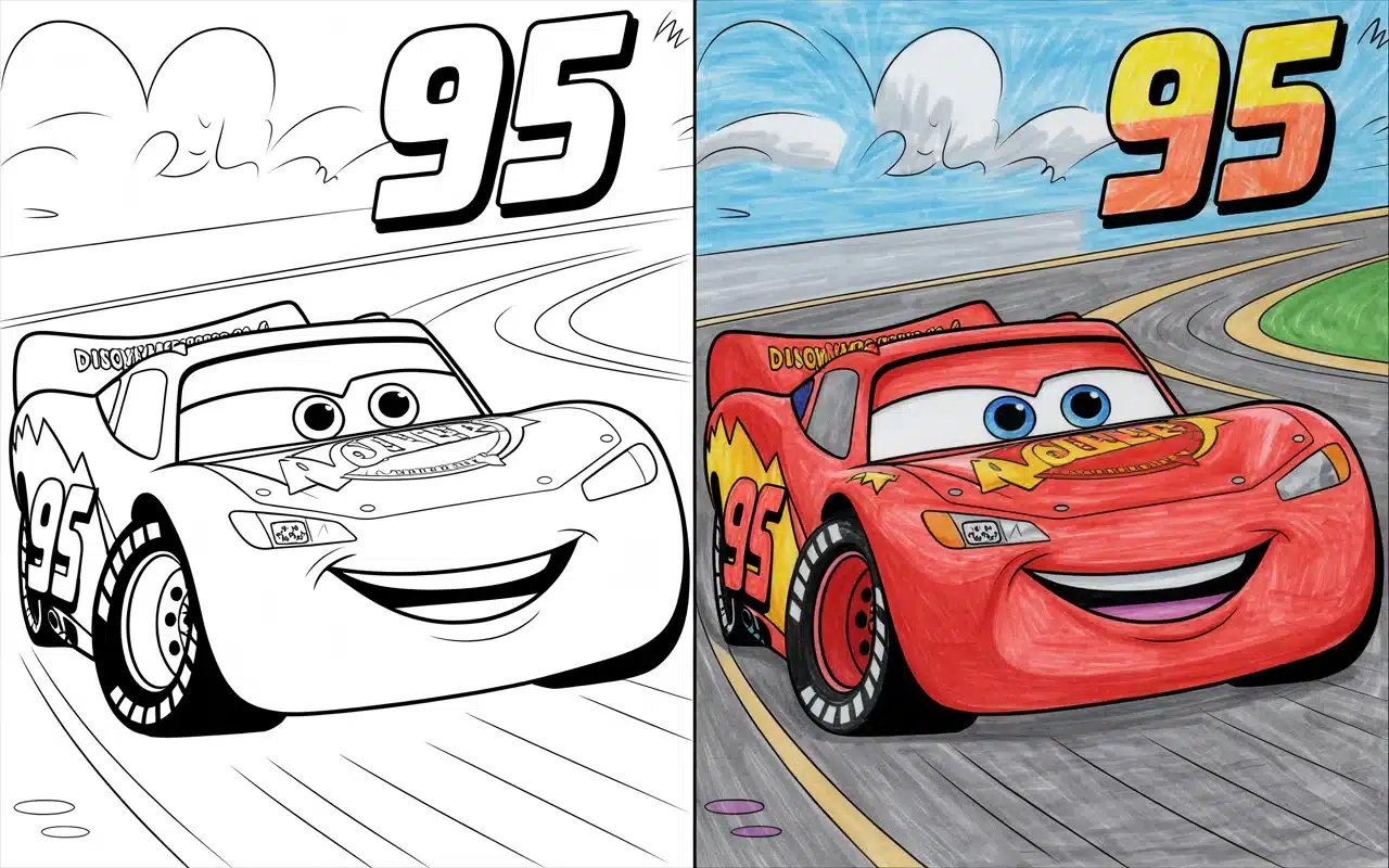 Free Printable Lightning Mcqueen Chart