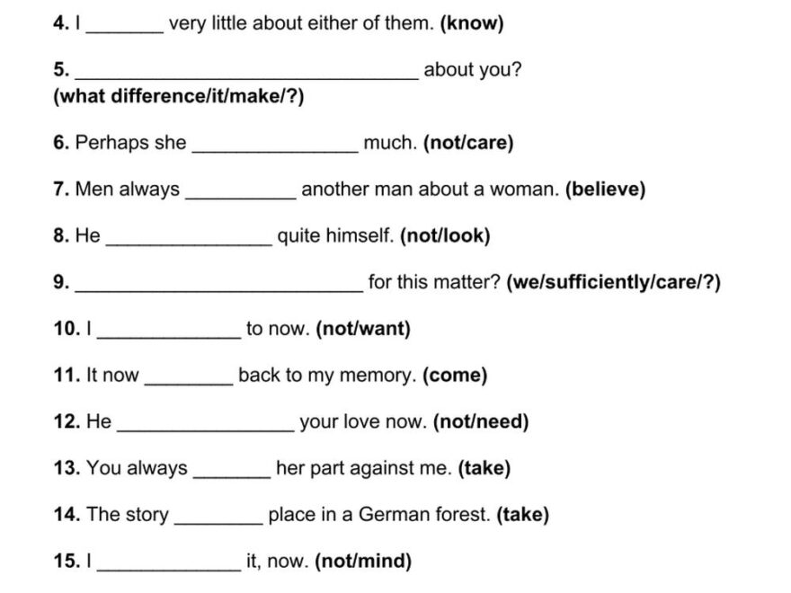 101 Present Simple PDF Worksheets With Answers Grammarism