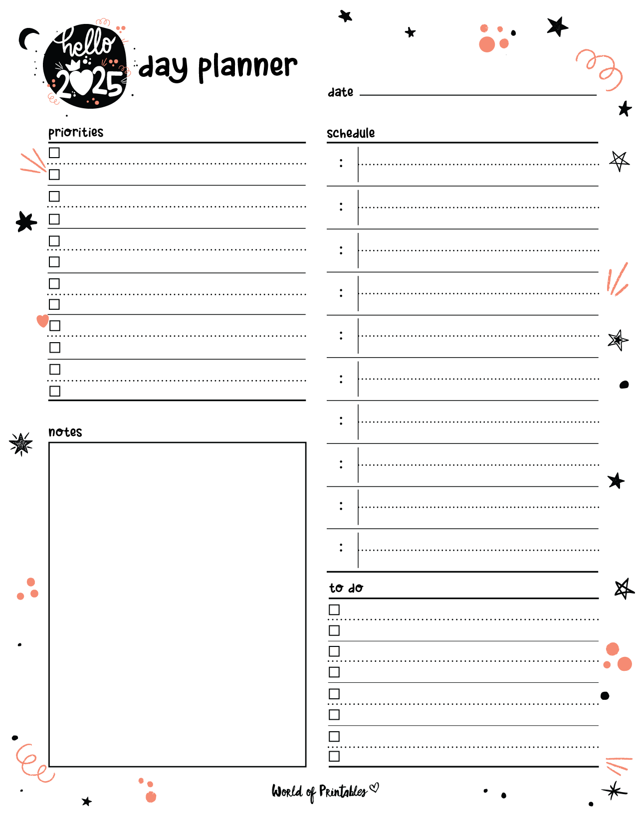 Free Kawaii Printables Planner Agenda Free Kawaii Printables Planner Agenda