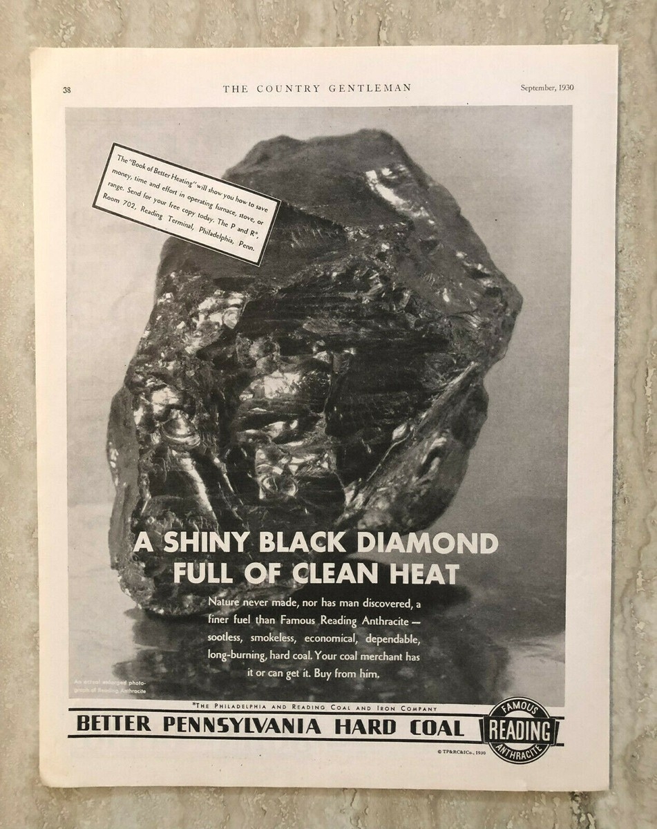 1930 Philadelphia Reading Coal And Iron Company Hard Coal Vintage Print Ad EBay