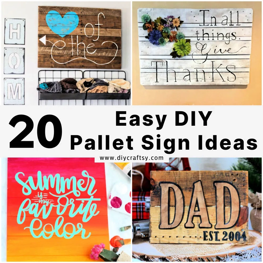 20 DIY Wood Pallet Sign Ideas Make Pallet Signs 20 DIY Wood Pallet Sign Ideas Make Pallet Signs