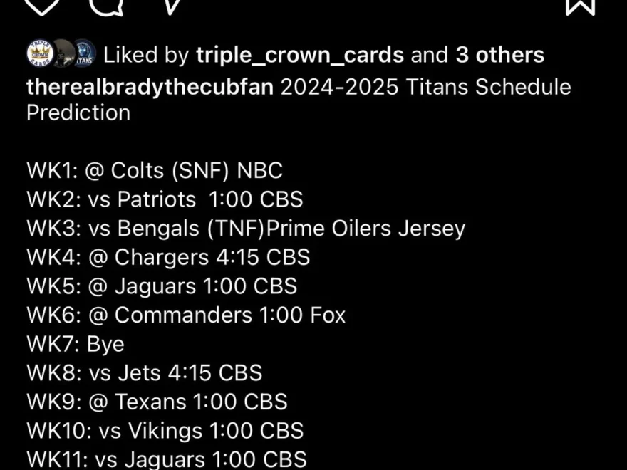 2024 Tennessee Titans Schedule R NFLv2