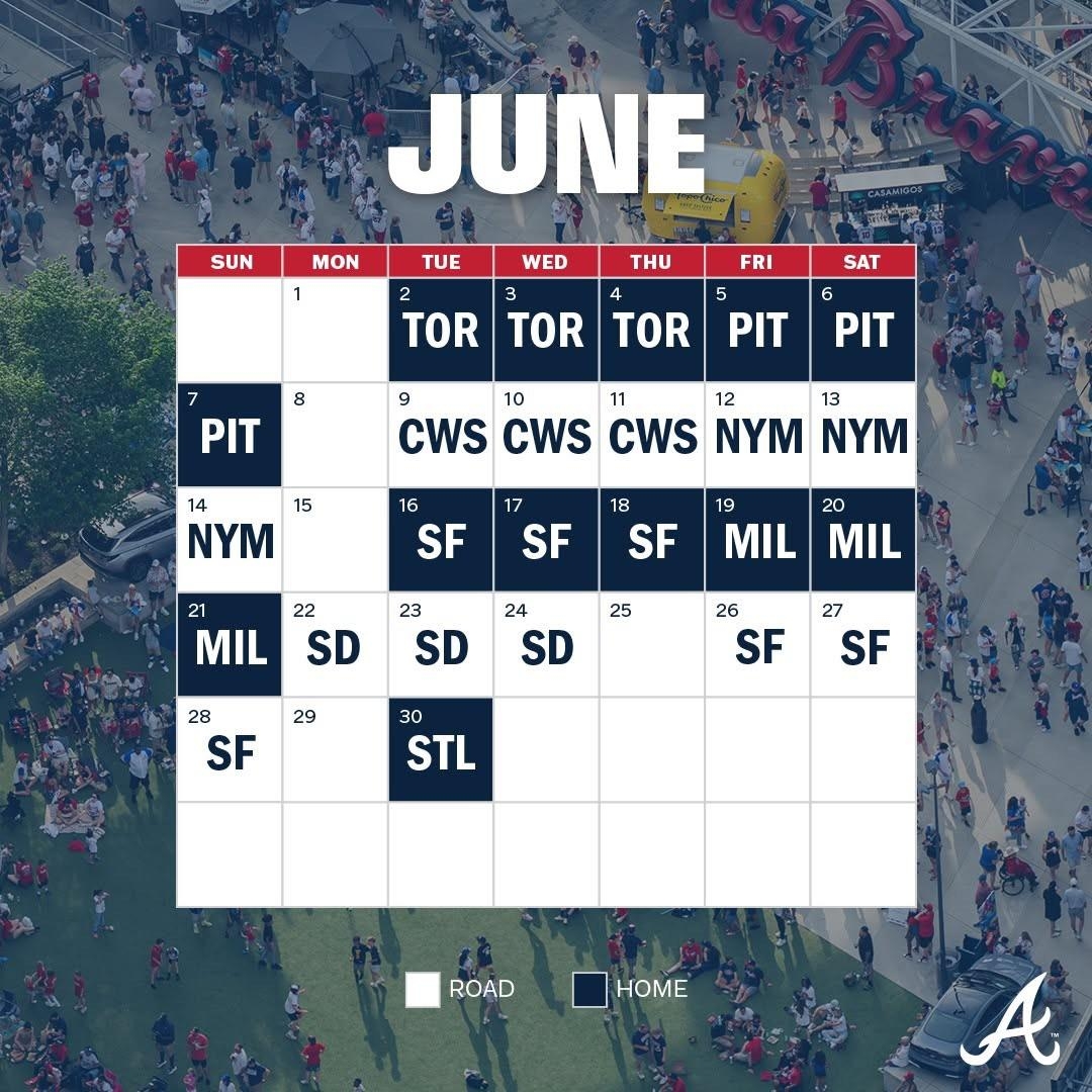 2026 Atlanta Braves Schedule R Braves 2026 Atlanta Braves Schedule R Braves