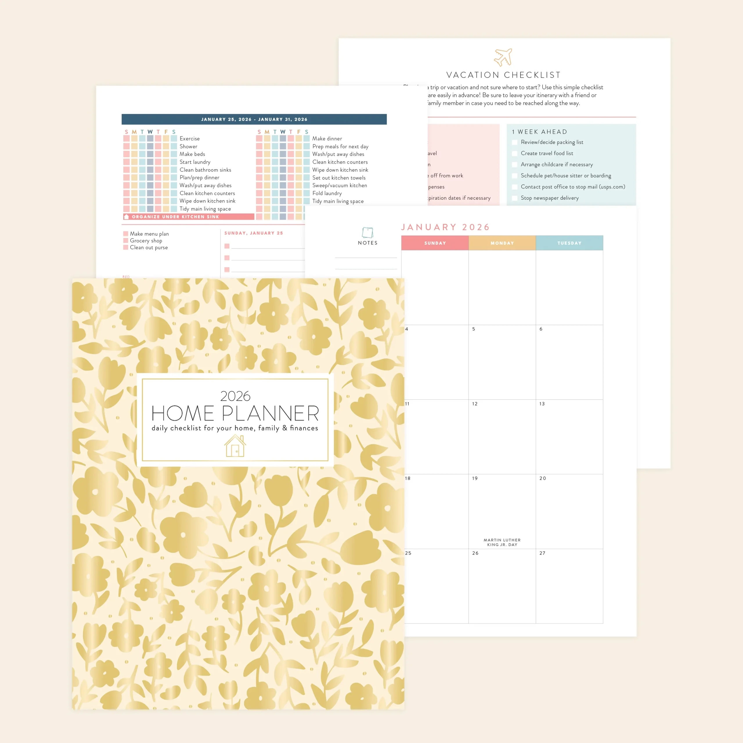 2026 Digital Home Planner PDF Download Passionate Penny Pincher