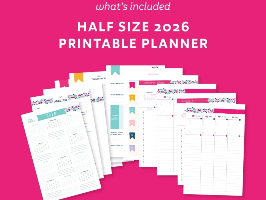 2026 Printable Planner Launch Bundle LIMITED TIME Get Organized HQ