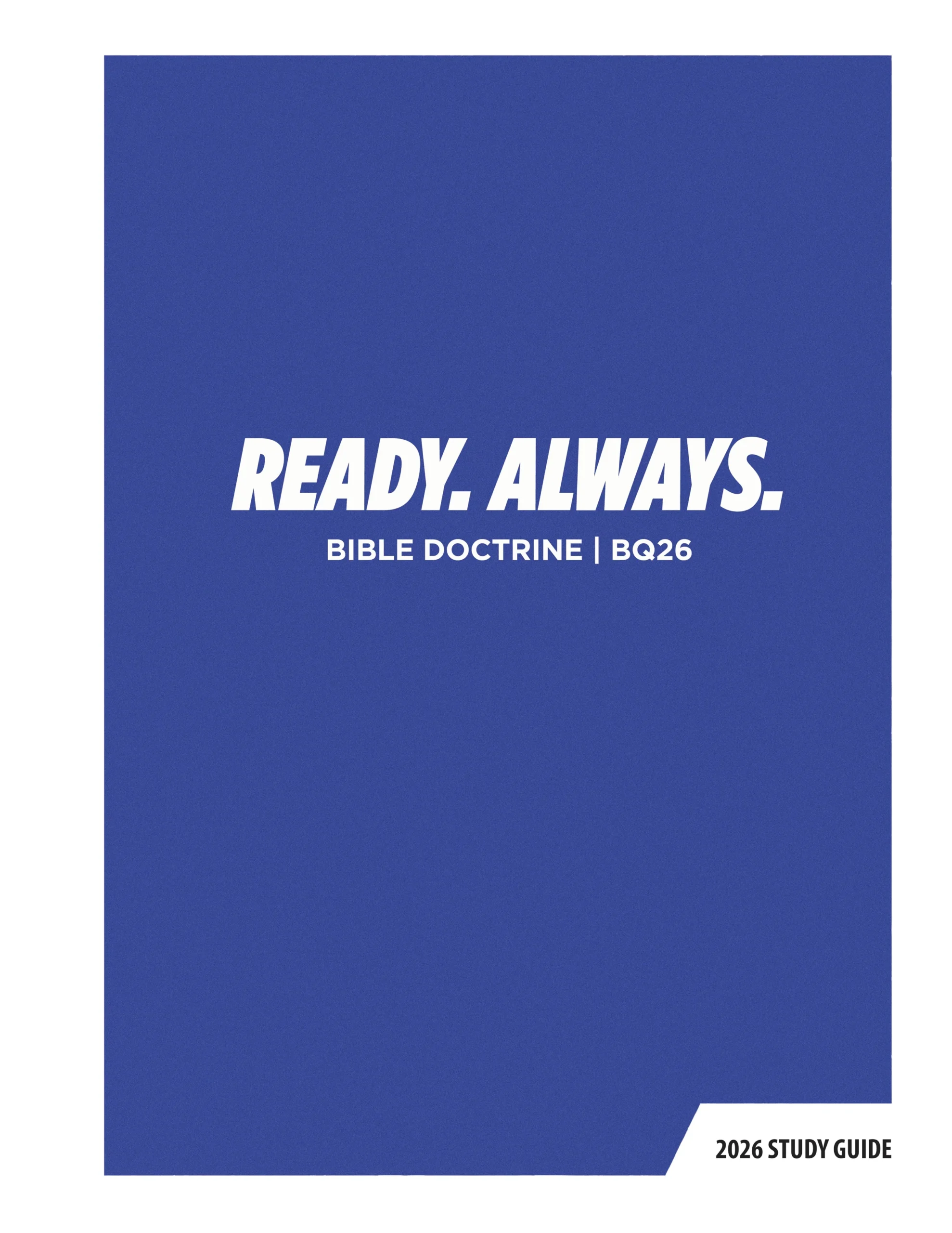 2026 Ready Always BQ Study Guide PPH 2026 Ready Always BQ Study Guide PPH