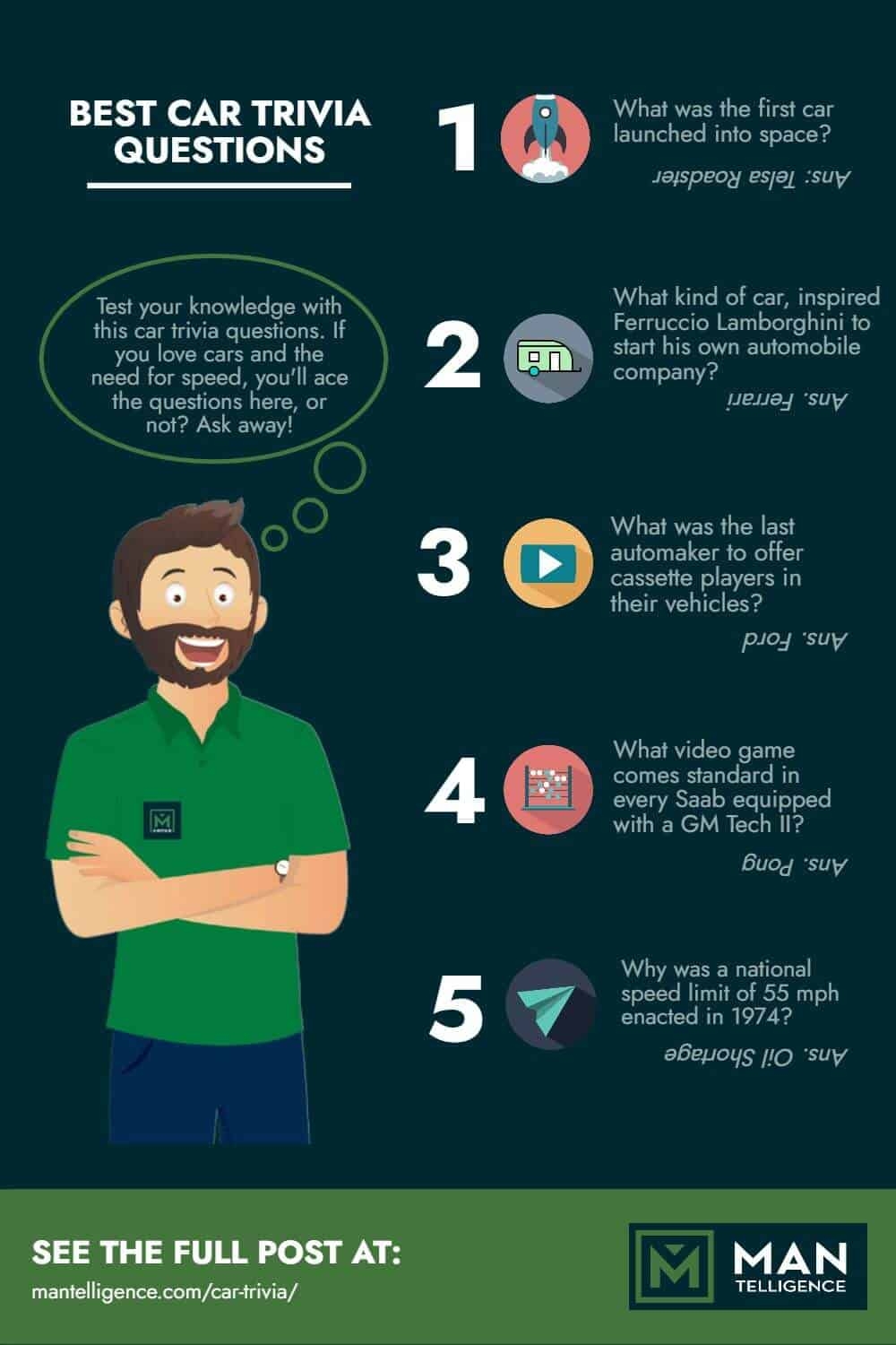 Printable Cars Trivia Questions And Answers