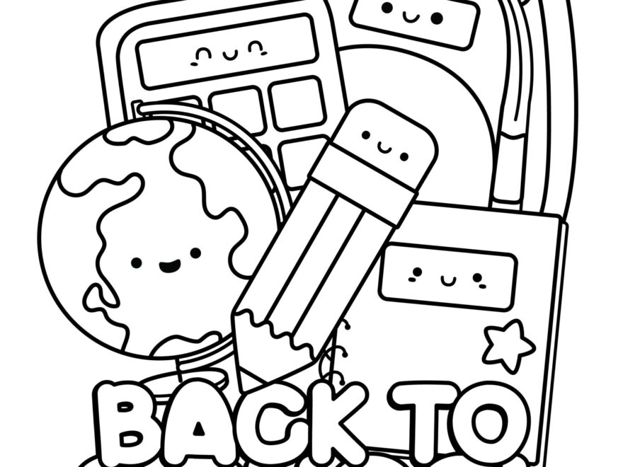25 Back To School Coloring Pages Free Printables Cute Coloring Pages For Kids