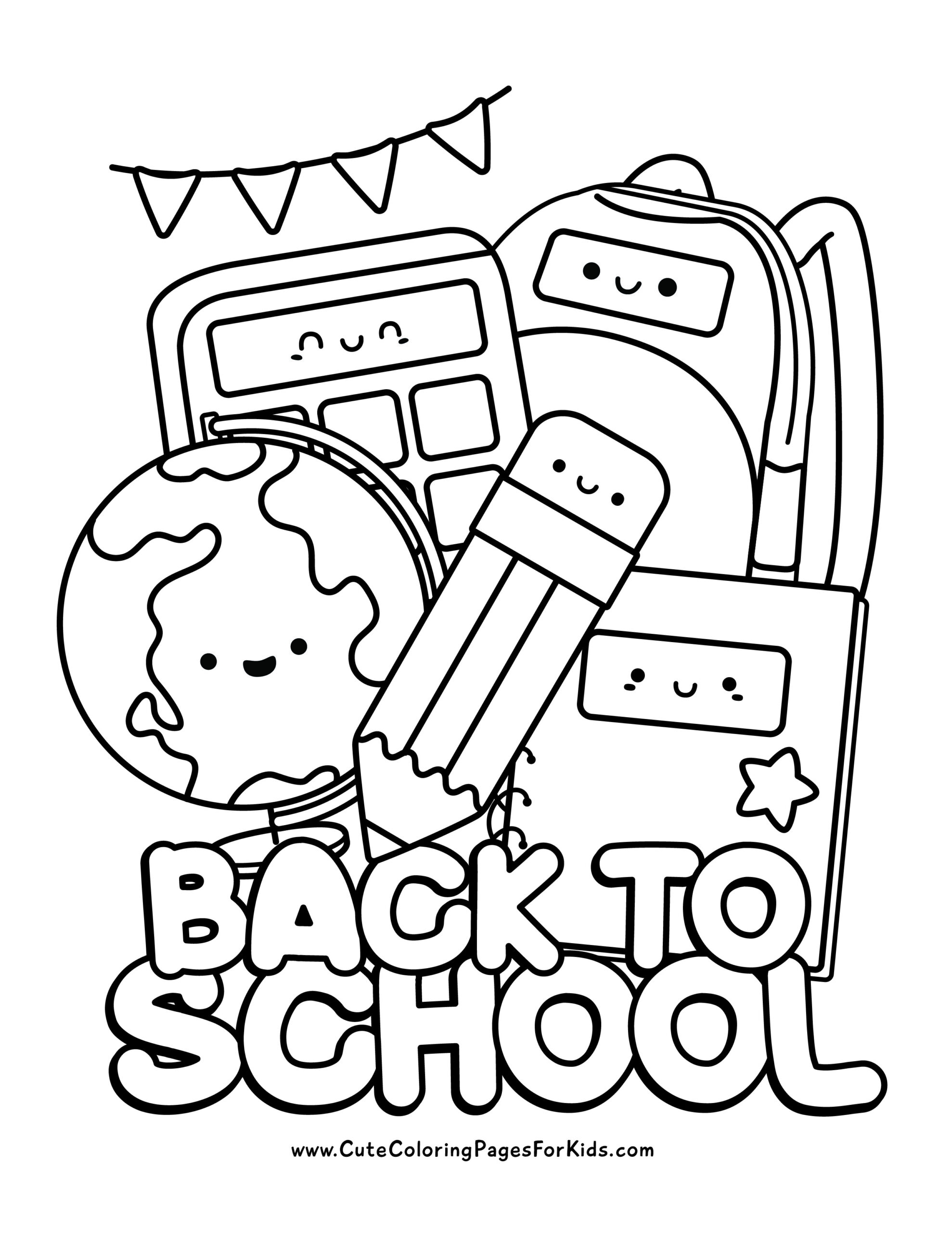 25 Back To School Coloring Pages Free Printables Cute Coloring Pages For Kids 25 Back To School Coloring Pages Free Printables Cute Coloring Pages For Kids