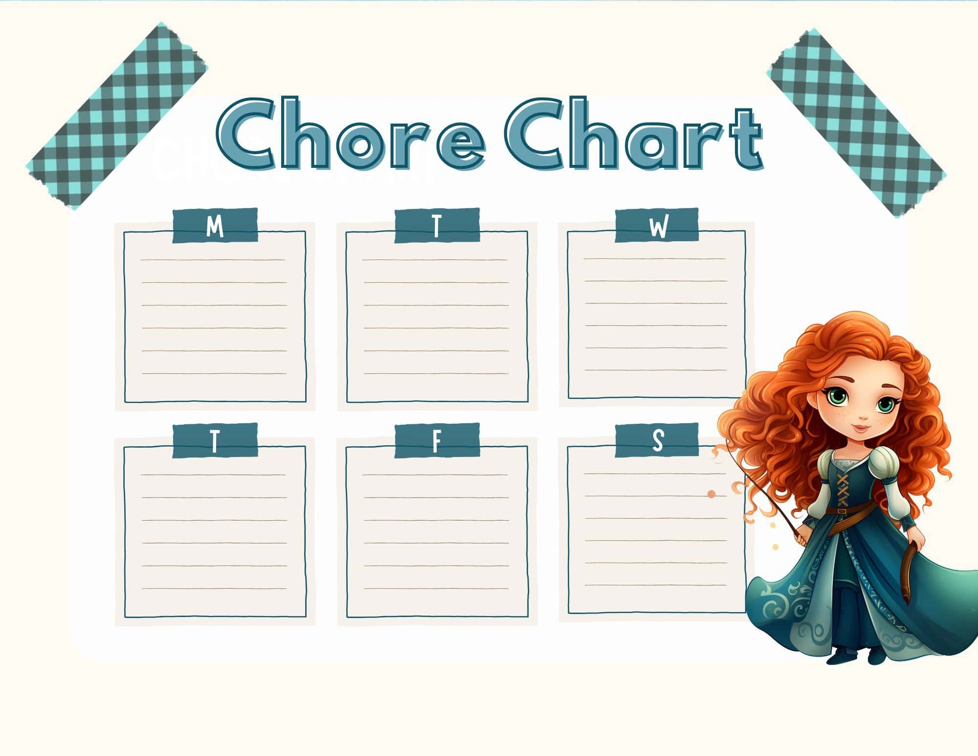 Free Disney Chore Chart Printable Template