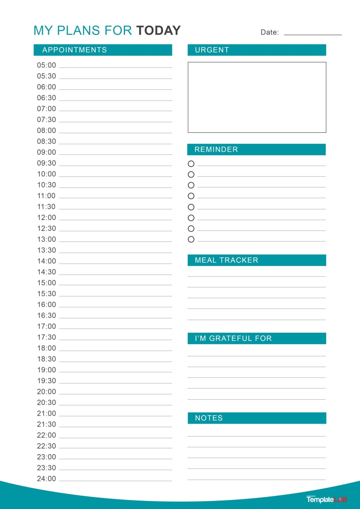 Free Personal Planner Printable