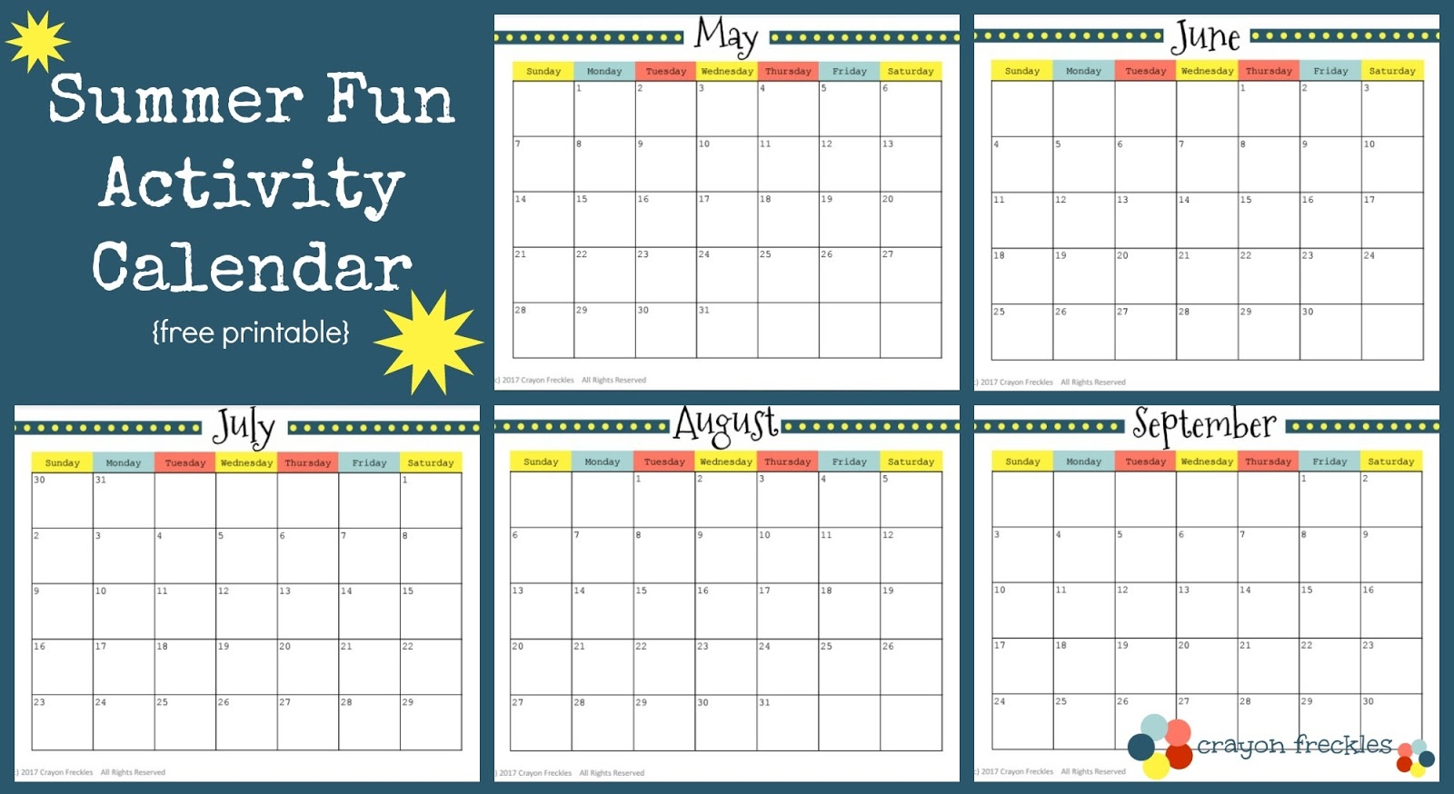 Summer Planner Printables Free