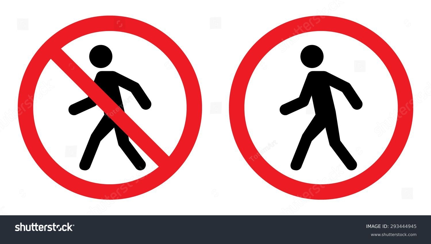 26 Thousand No Walking Sign Royalty Free Images Stock Photos Pictures Shutterstock
