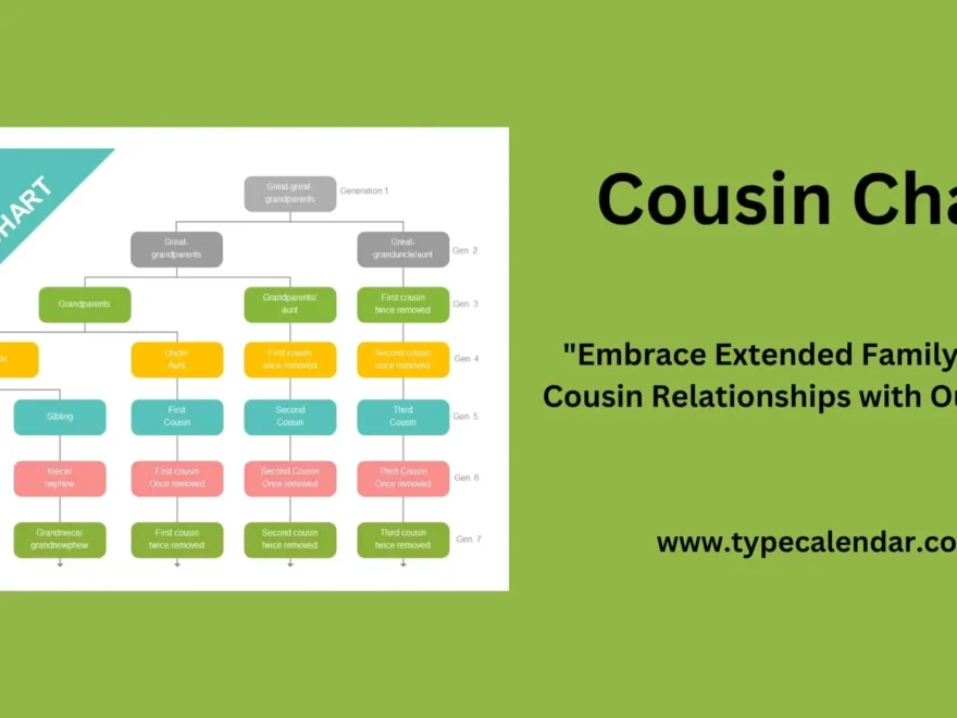 30 Free Printable Cousin Chart Templates PDF Excel