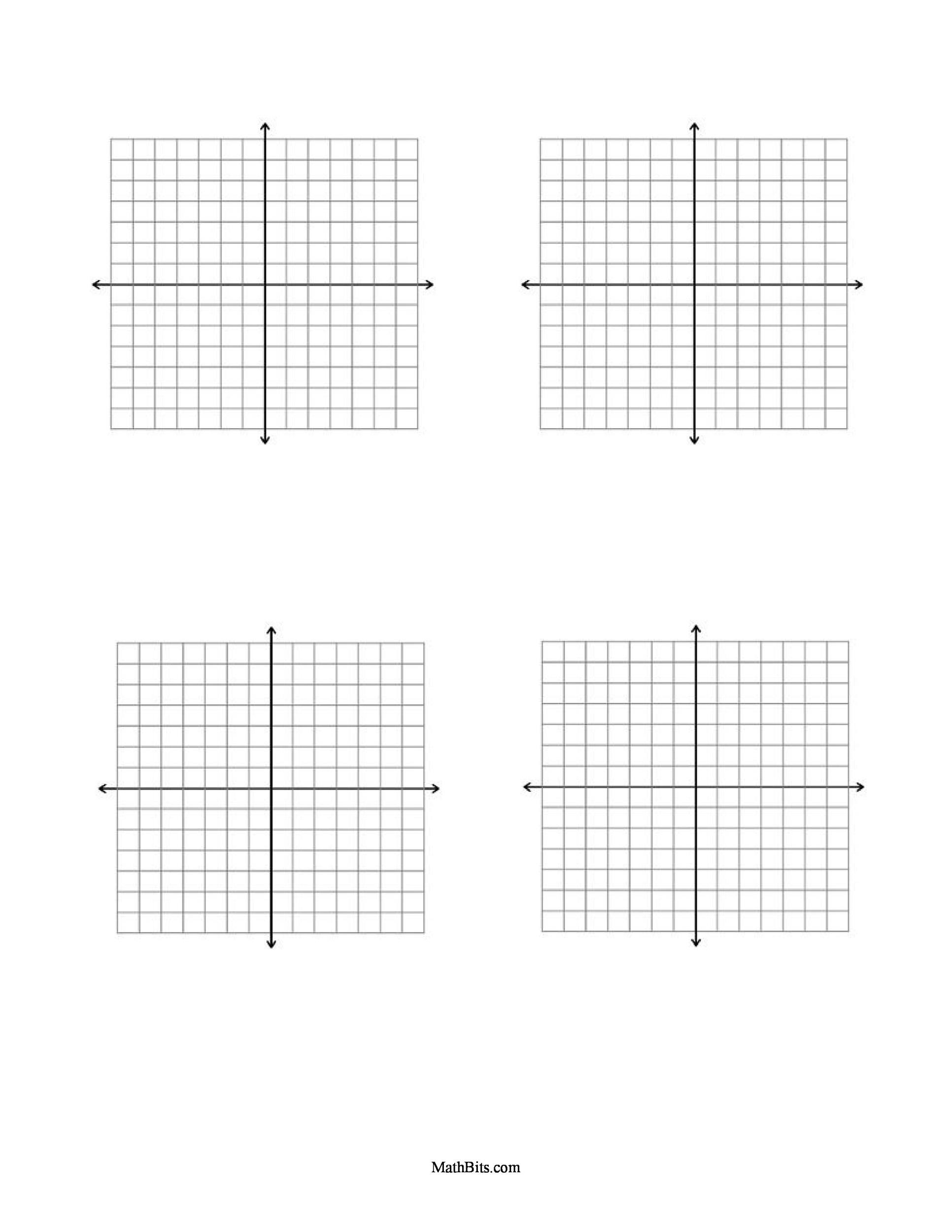 30 Free Printable Graph Paper Templates Word PDF TemplateLab Worksheets Library