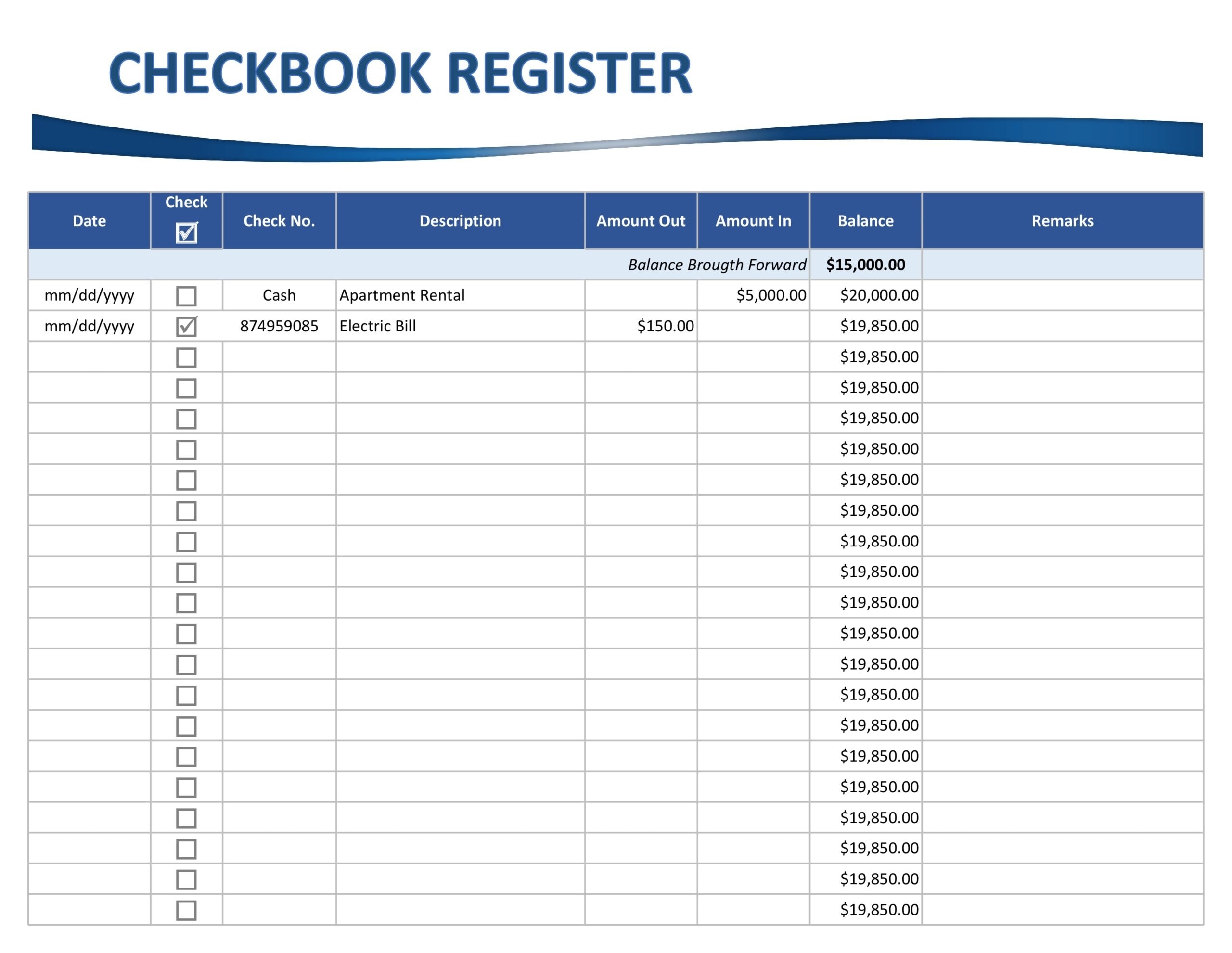 30 Printable Check Register Templates Excel TemplateArchive 30 Printable Check Register Templates Excel TemplateArchive