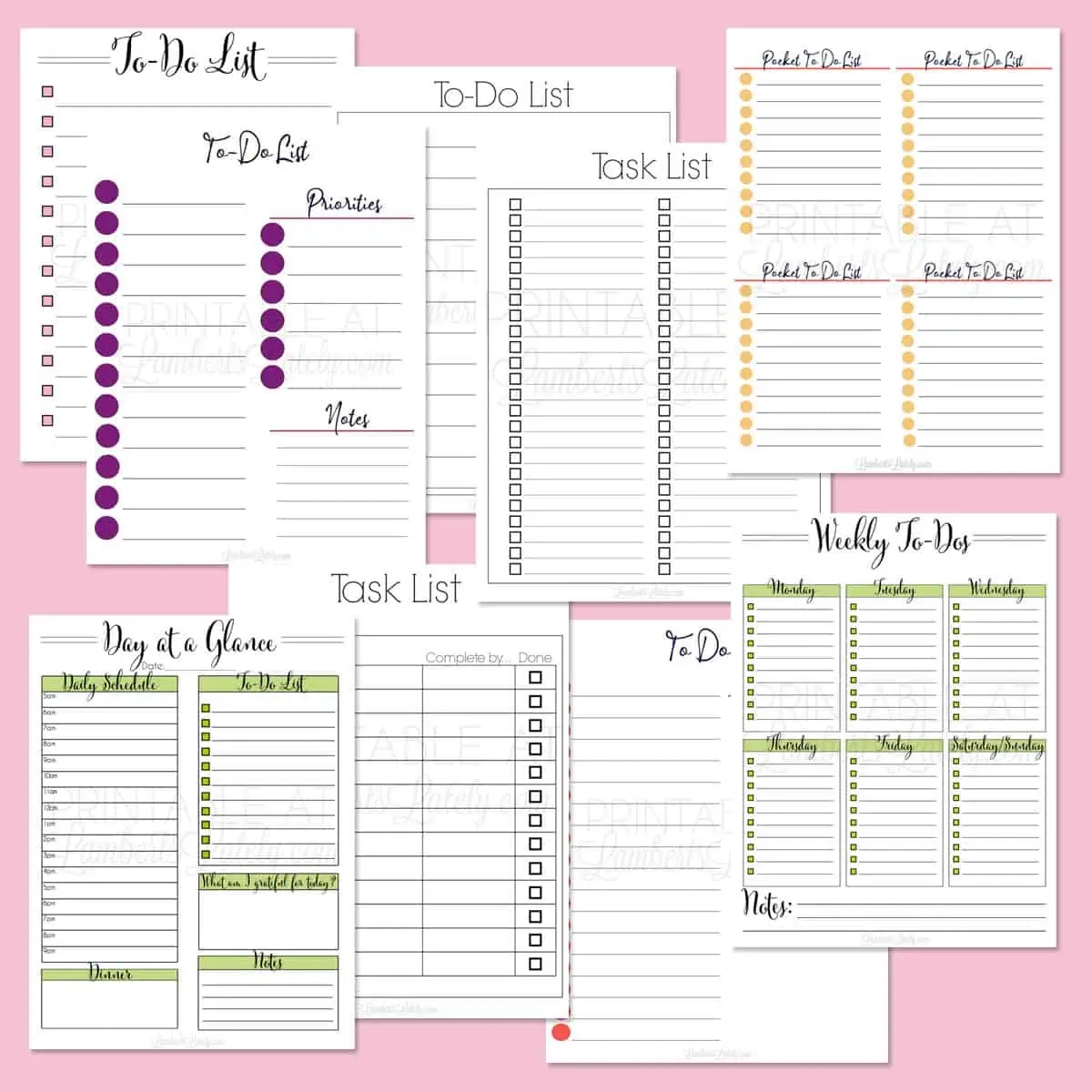 33 Free Printable To Do List Templates Lamberts Lately