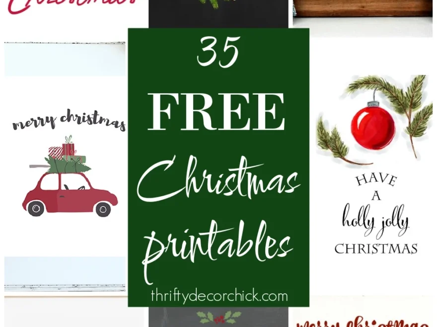 35 FREE Christmas Printables To Deck Your Halls Thrifty Decor Chick Thrifty DIY Decor And Organizing