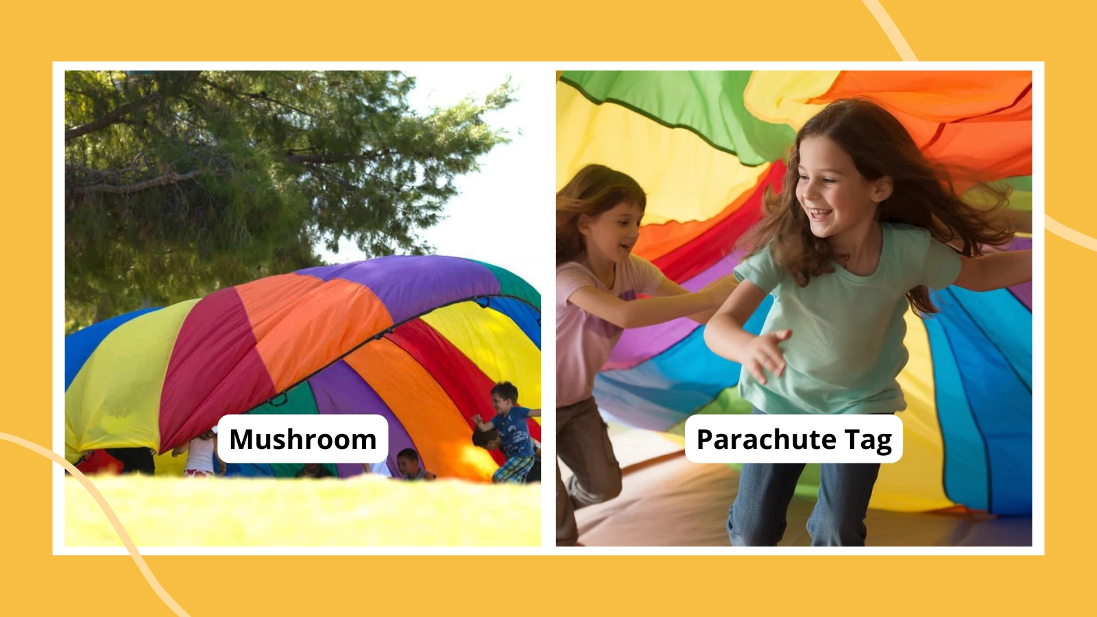 37 Parachute Games That Kids Will Really Grab Onto 37 Parachute Games That Kids Will Really Grab Onto