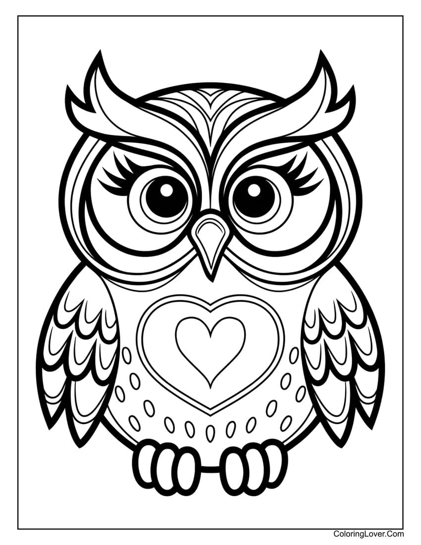 Free Printable Owl Coloring Sheets Free Printable Owl Coloring Sheets