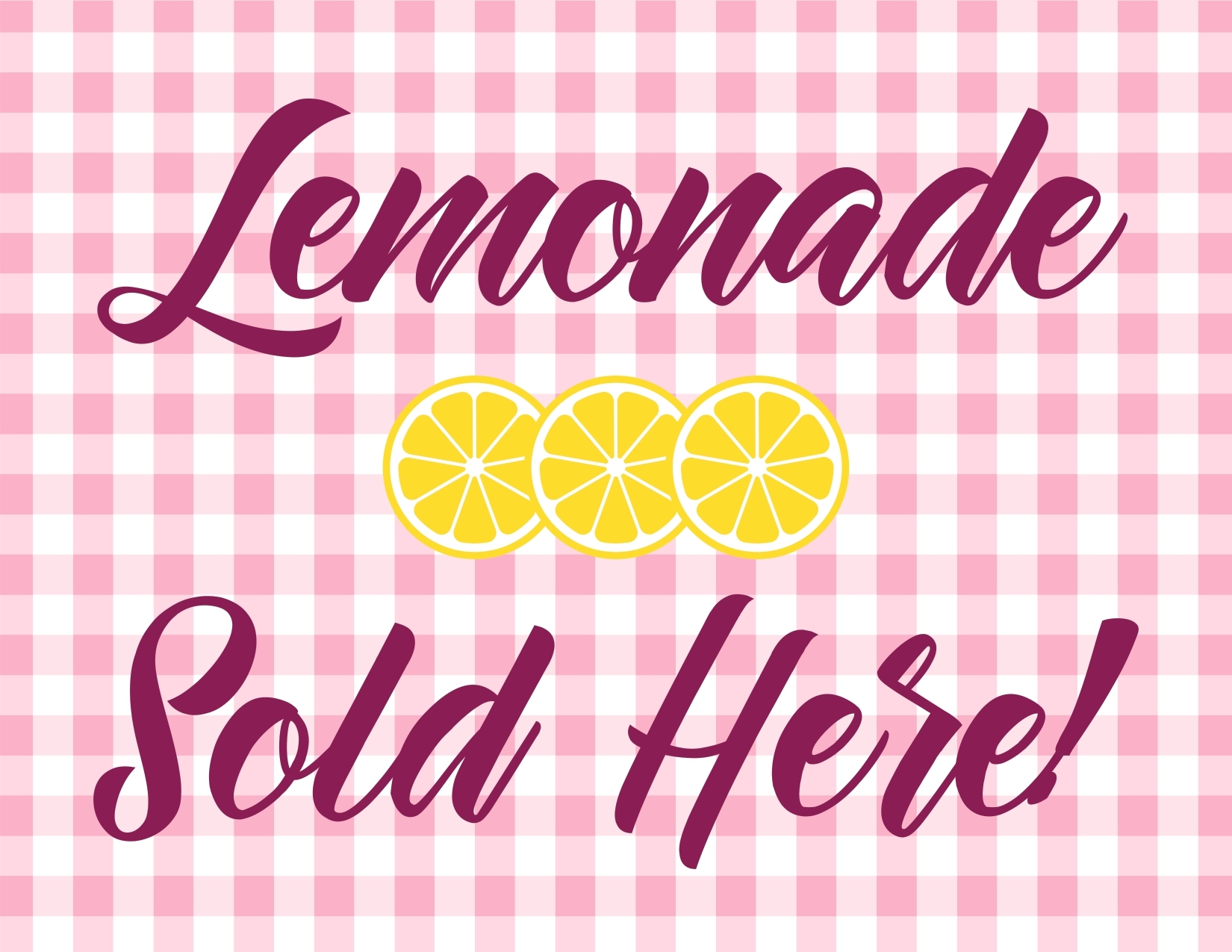 4 Printable Signs For Your Next Lemonade Stand Kosher