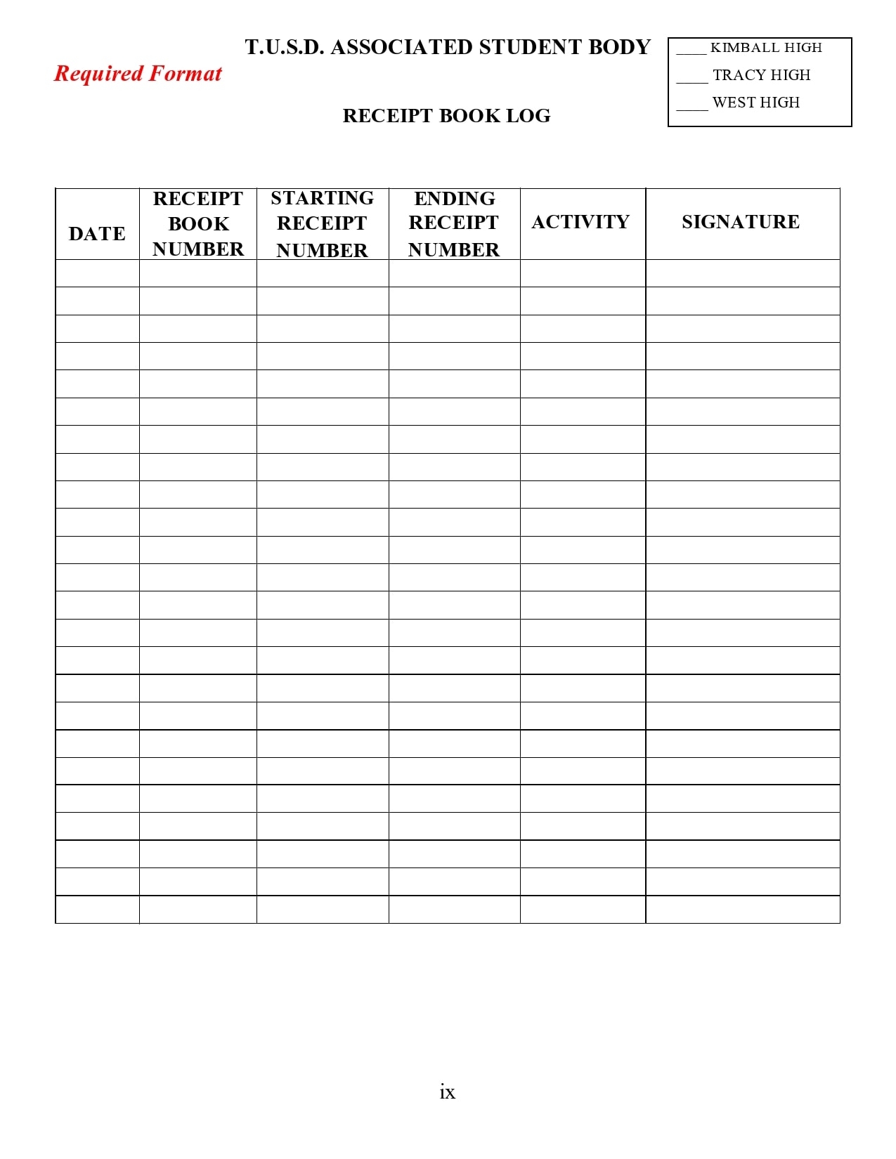 40 Free Receipt Book Templates Word Excel PDF 