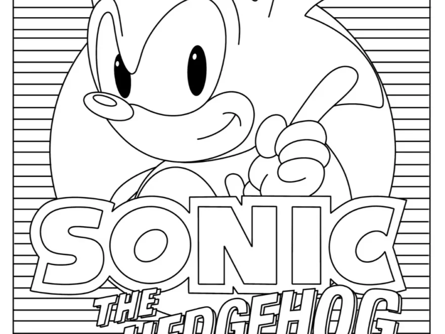 40 Free Sonic The Hedgehog Colouring Pages PDF Printables Jessie Parker