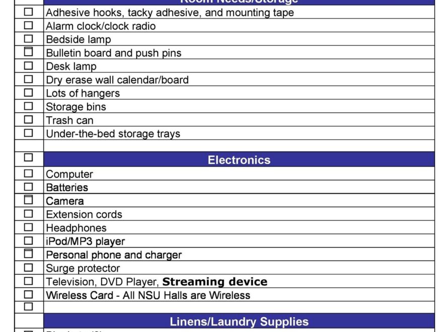 45 Great Moving Checklists Checklist For Moving In Out TemplateLab