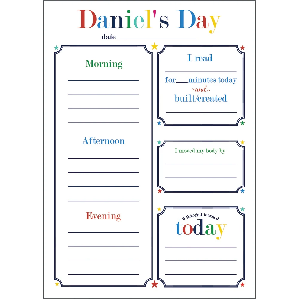 5x7 Printable Planner Pages