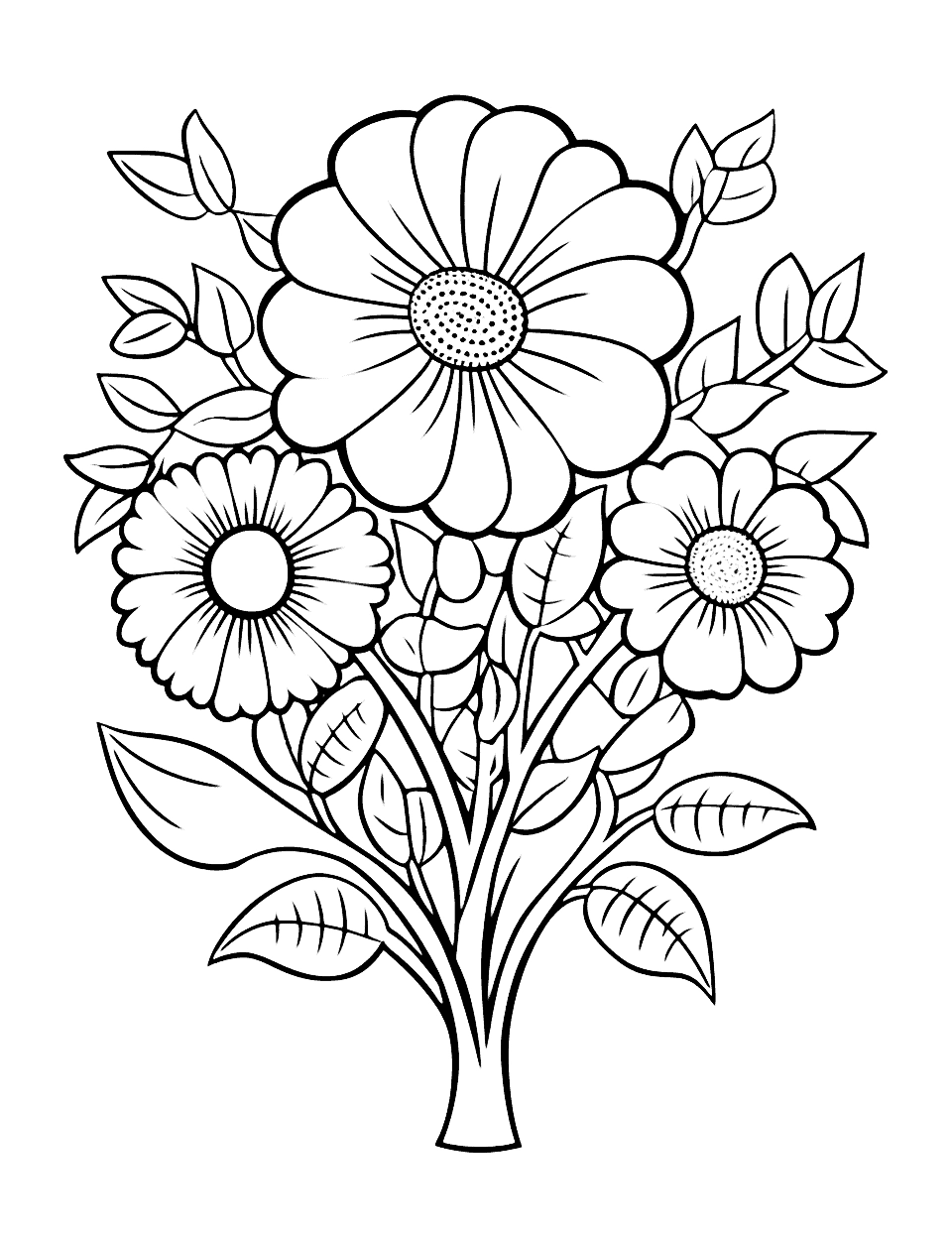 Free Flower Coloring Sheets Printable Free Flower Coloring Sheets Printable