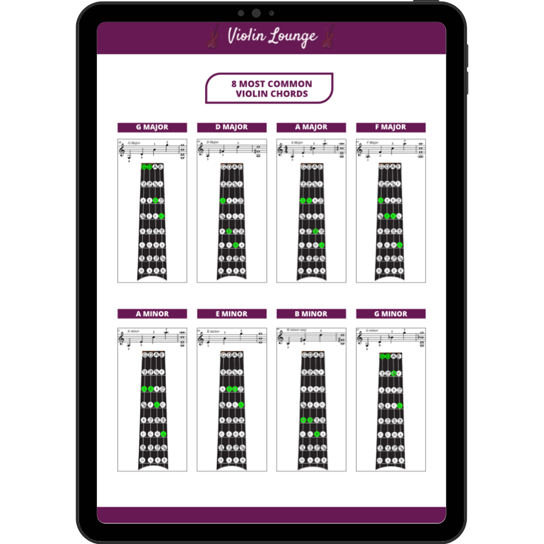8 Easy Violin Chords For Beginner Violinists Violin Lounge