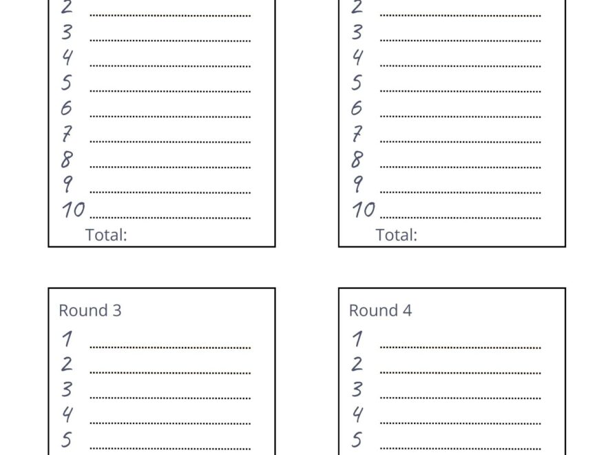 8x Free Pub Quiz Answer Sheet Download As PDF Worksheets Library