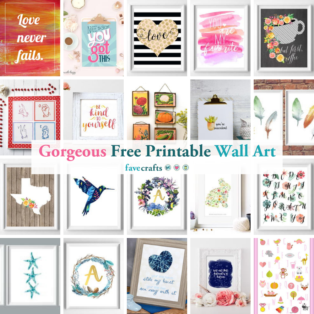 Free Printable Wall Art & Sign Free Printable Wall Art & Sign