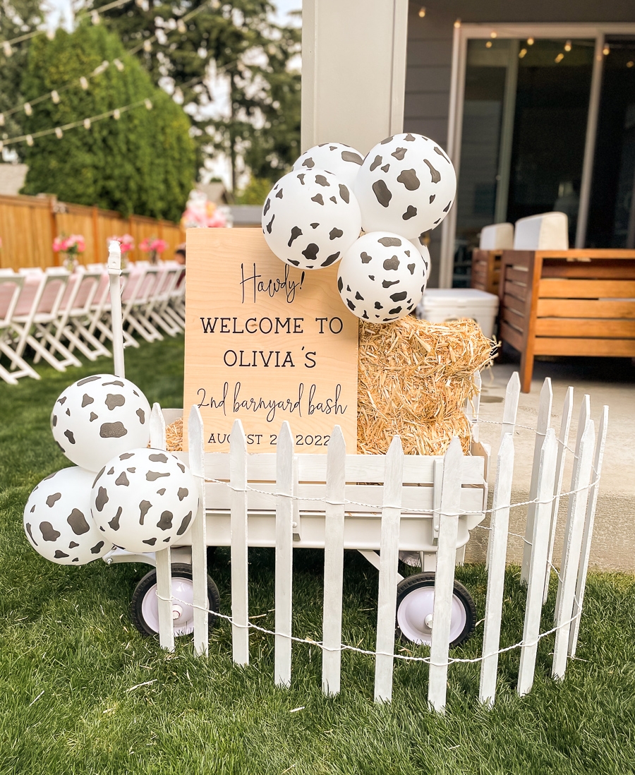 A Barn Birthday Party Olivia s 2nd Birthday Just A Tina Bit