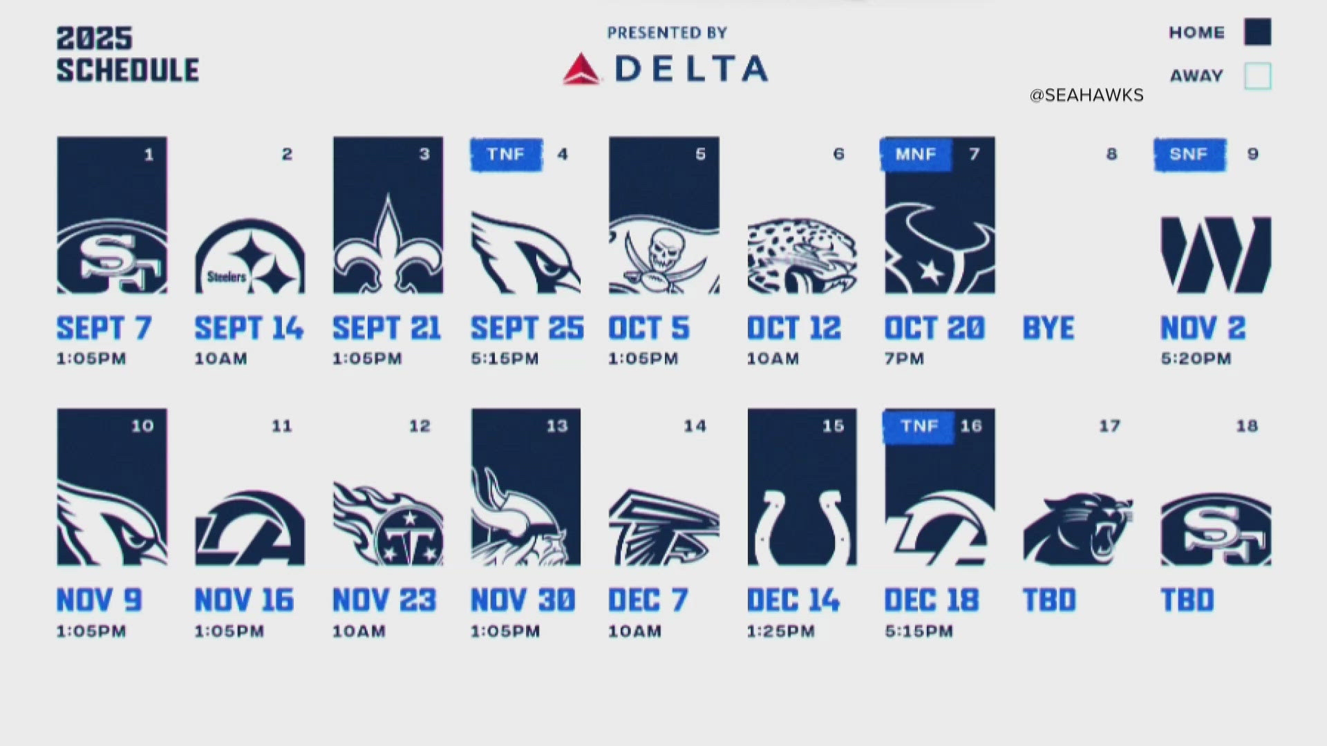 A Look At The 2025 NFL Schedule For The Seattle Seahawks Krem