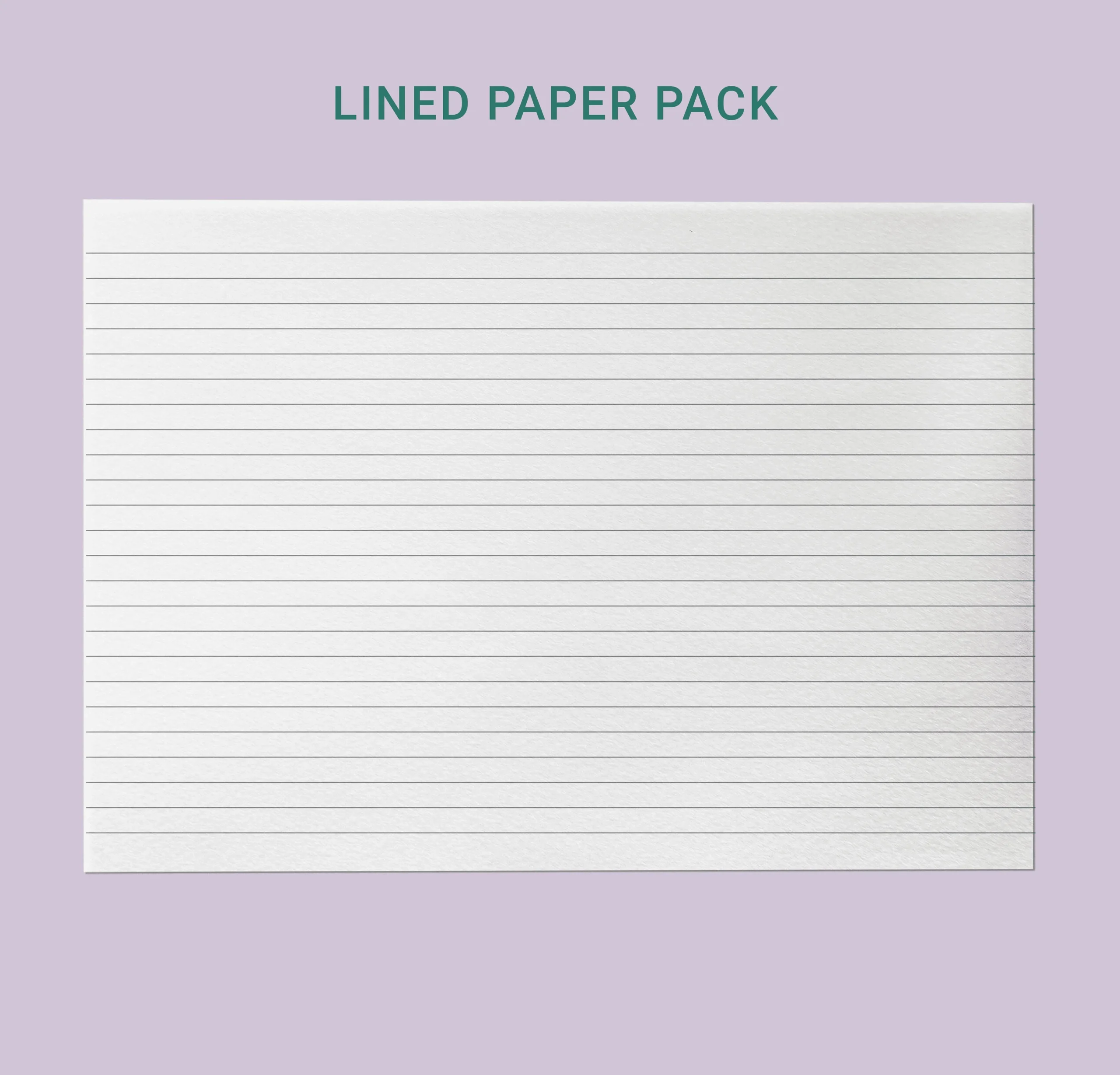 Printable Line Guide A4 Landscape