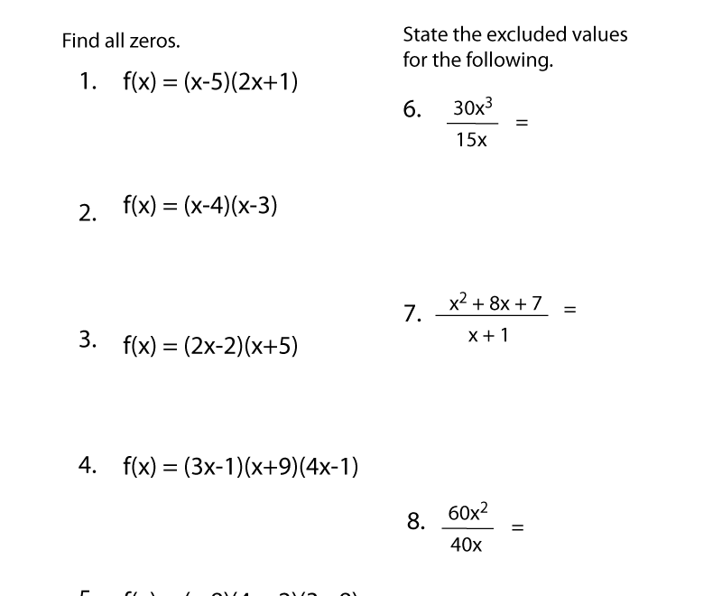 Algebra 2 Practice Worksheet Worksheets Worksheets Worksheets Library