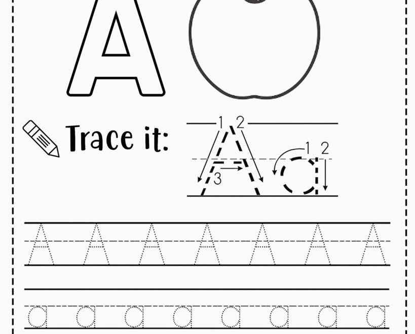 Alphabet Worksheets Free Kids Printable Kids Activities Blog Worksheets Library