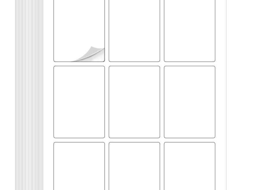 Amazon Blank Stickers For Playing Cards Print Your Playing Cards 216 Labels Sticker Paper For Laser Ink Jet Printers 3 35 X 2 36 24 Sheets Office Products