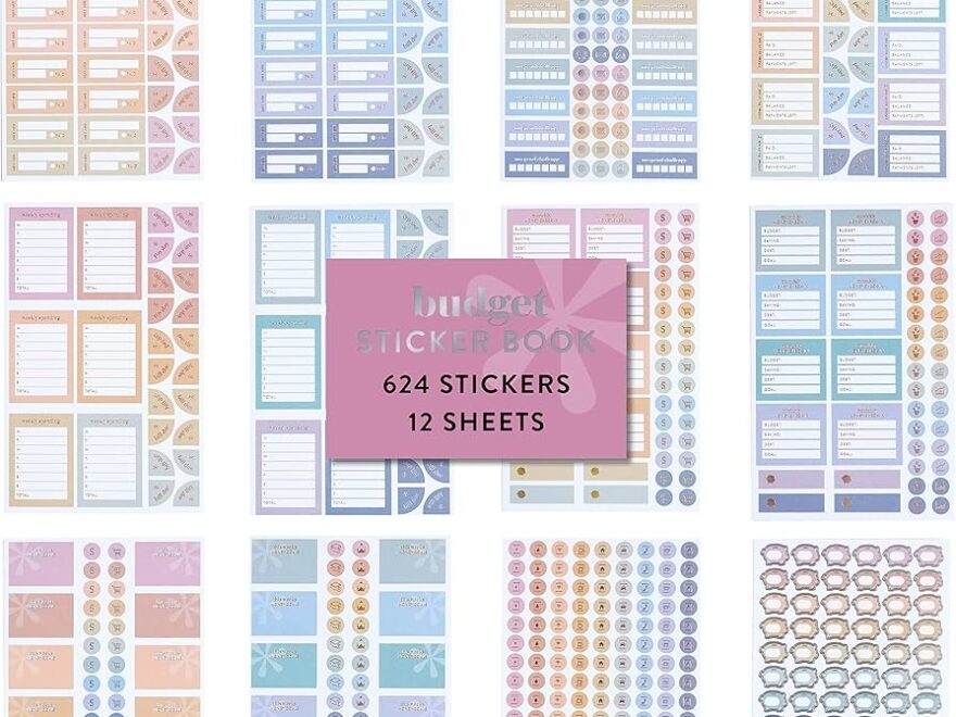 Amazon Erin Condren Functional Sticker Book 624 Stickers 12 Sheets Office Products