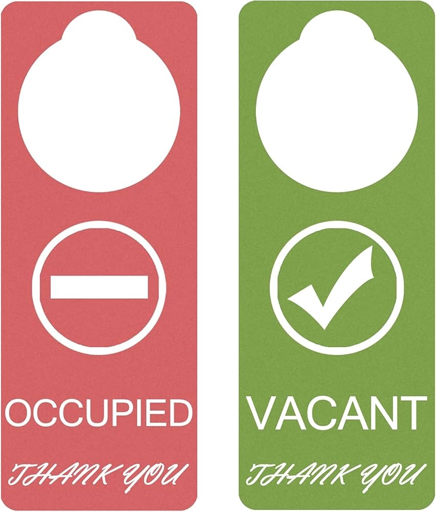 Occupied Sign Bathroom Printable
