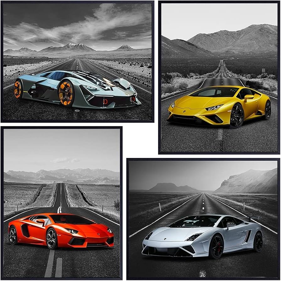 Christmas List Free Printable Lamborghini