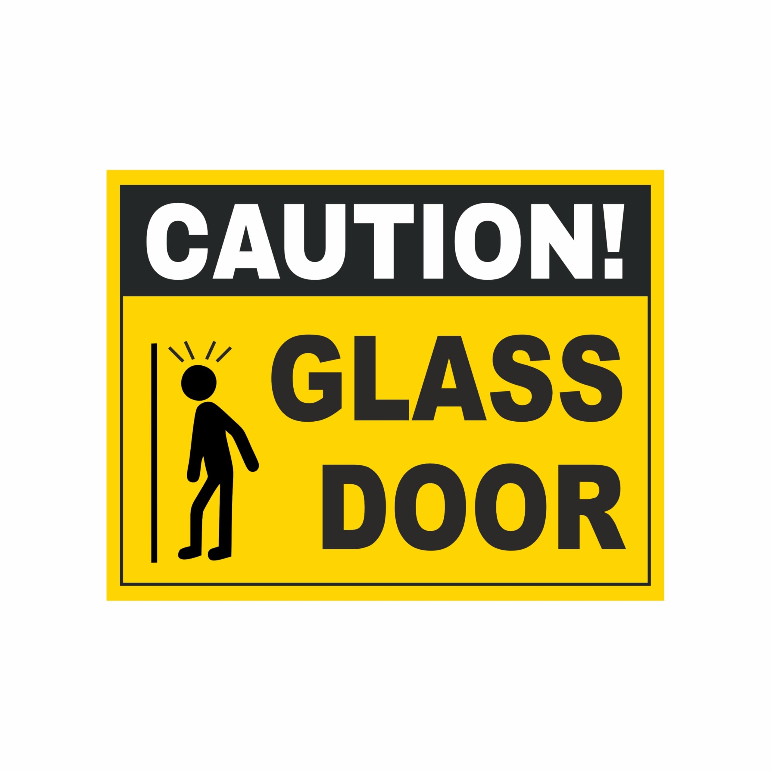 Printable Safety Glass Signs