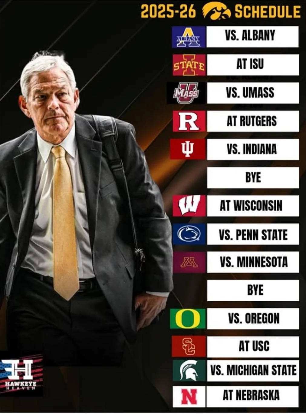 Printable 2026 Iowa Hawkeye Football Schedule Printable 2026 Iowa Hawkeye Football Schedule