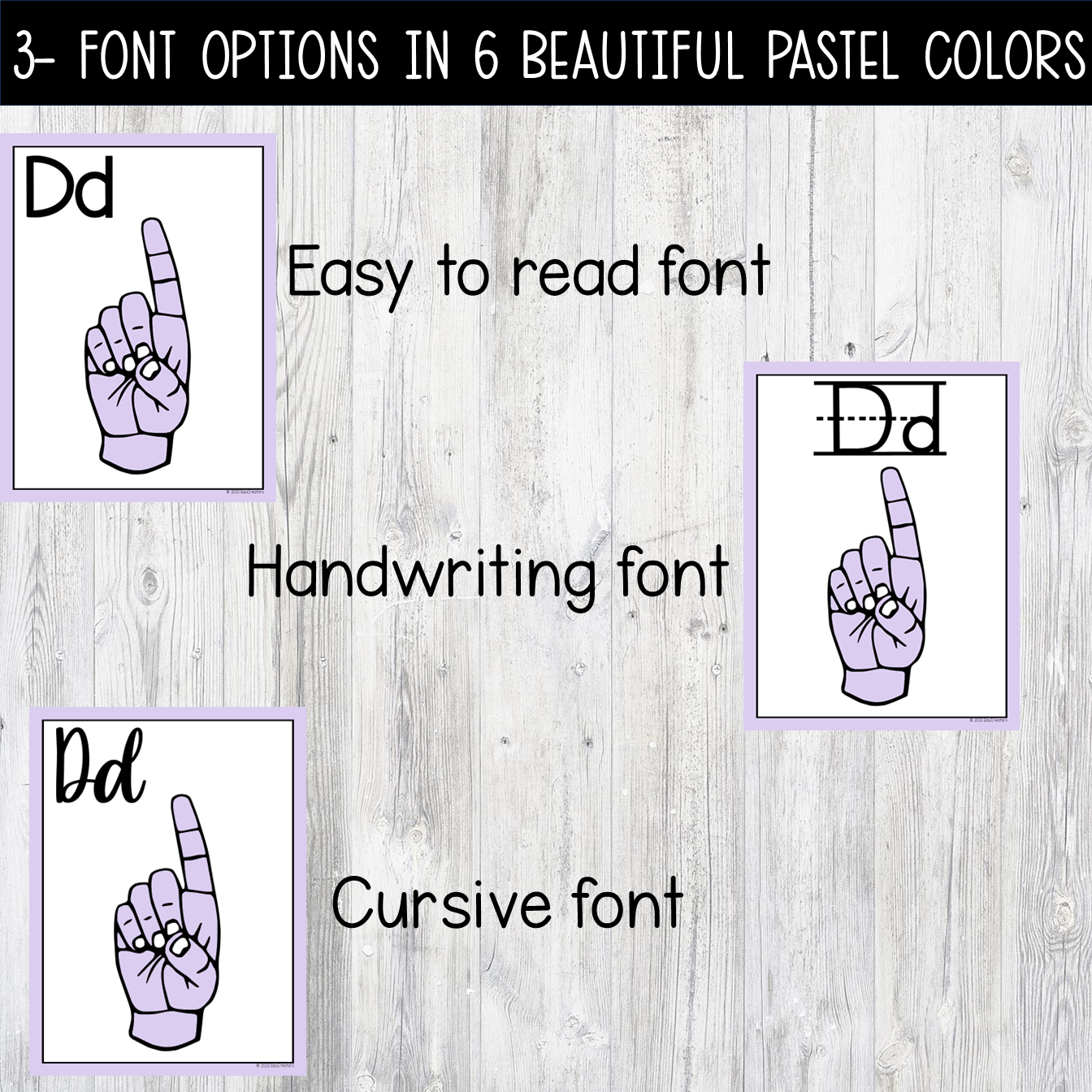 ASL Alphabet Letters ASL Numbers Pastel Classroom Decor Posters Bundle Classful