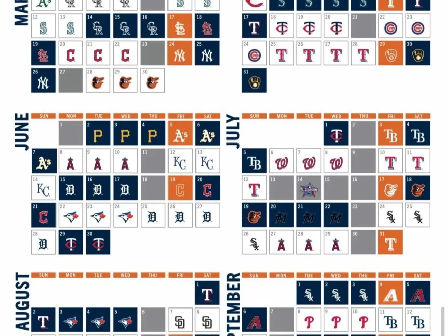 Astros 2026 Schedule Released R Astros