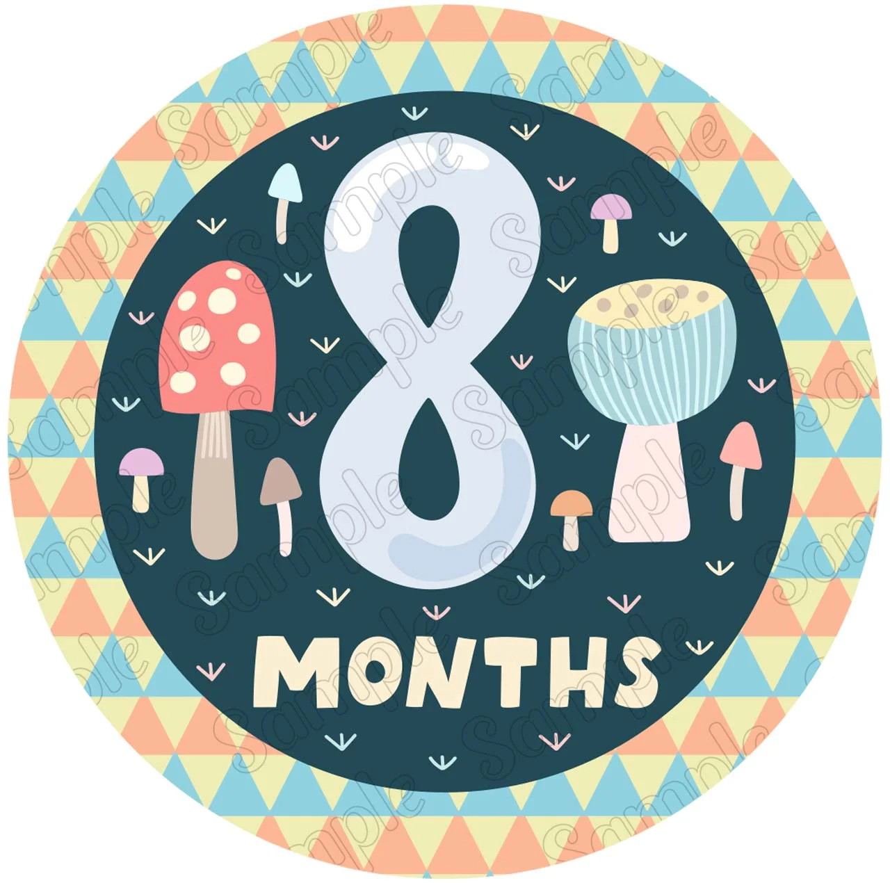 Printable 8 Month Sign