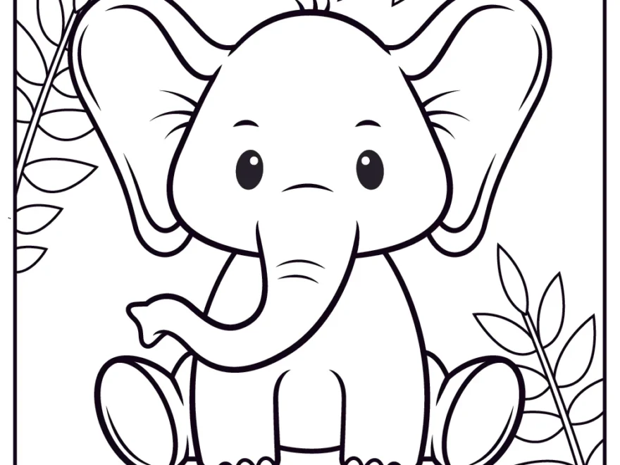 Baby Animals Coloring Book 20 Pages I Heart Crafty Things