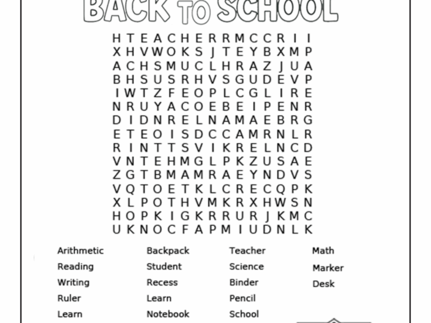 Back To School Worksheets For Kids ABCmouse